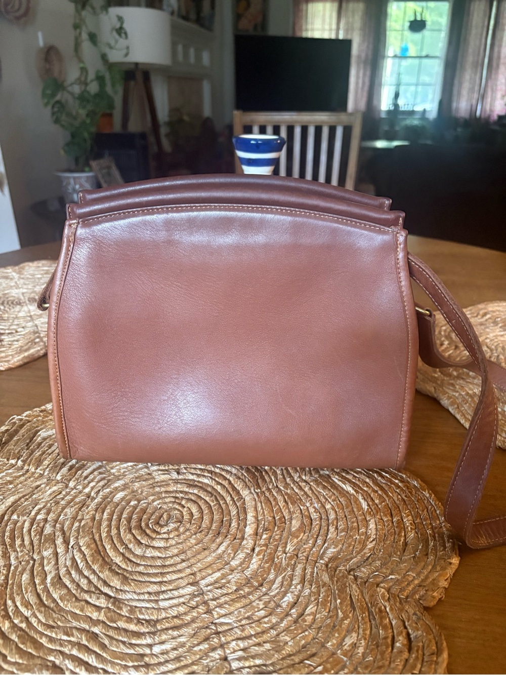 Vintage brown leather coach Taylor legacy bag
